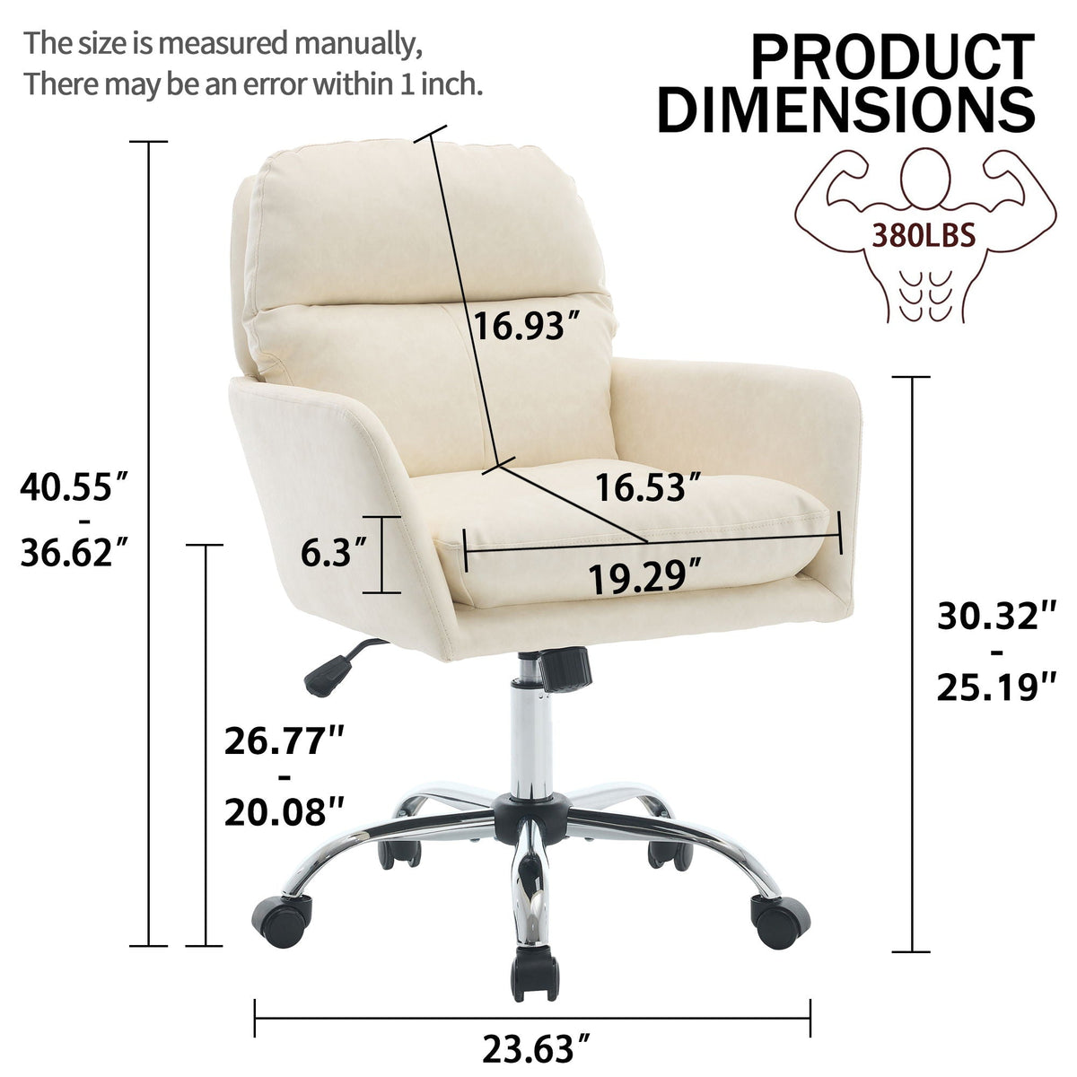 Adjustable Ergonomic Office Chair — Color Options