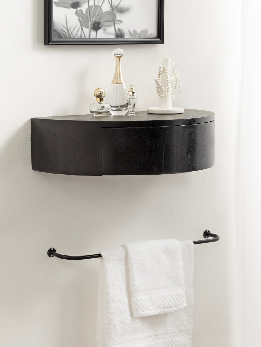 Reid Floating Wood Side Table