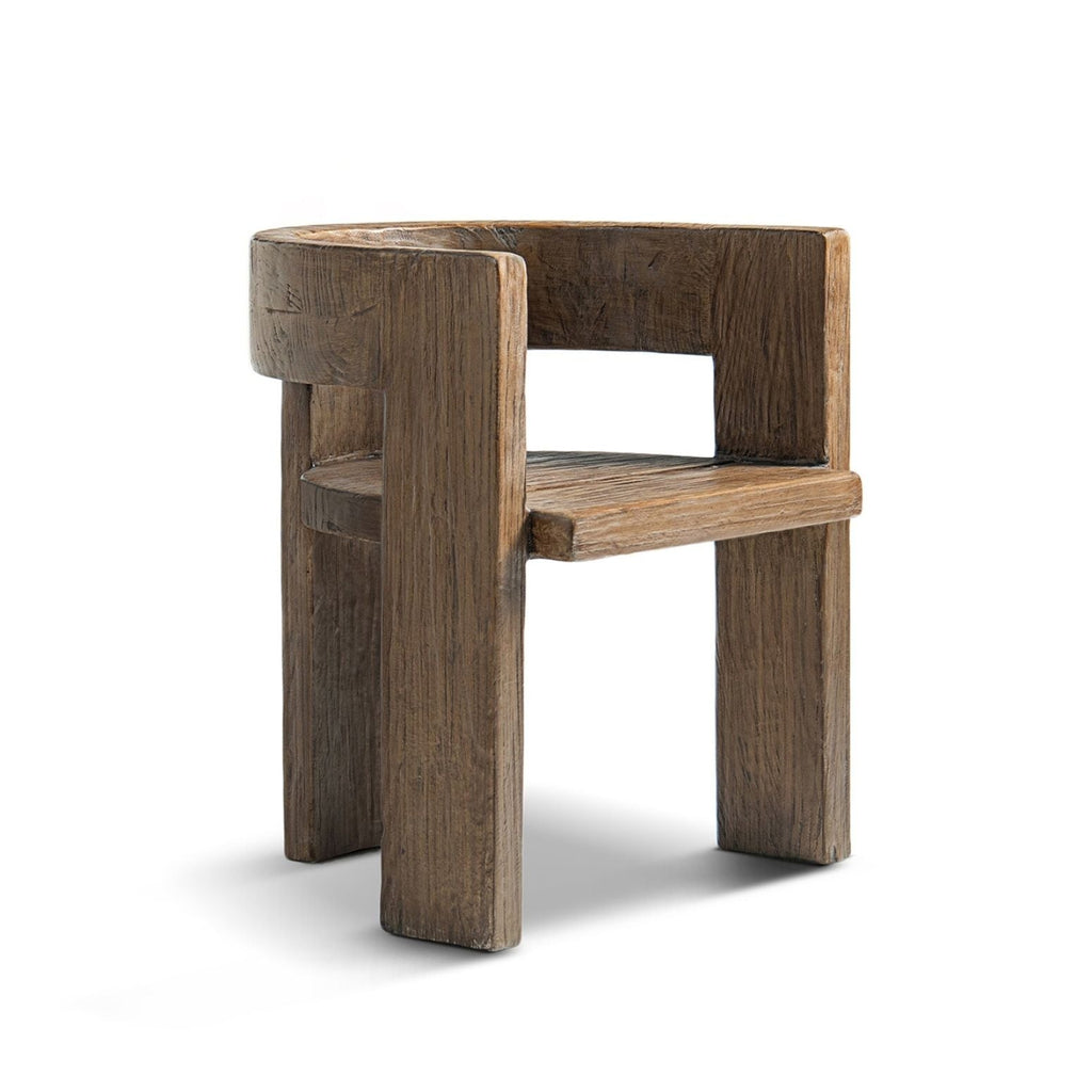Soren Reclaimed Elm Curved Dining Chair