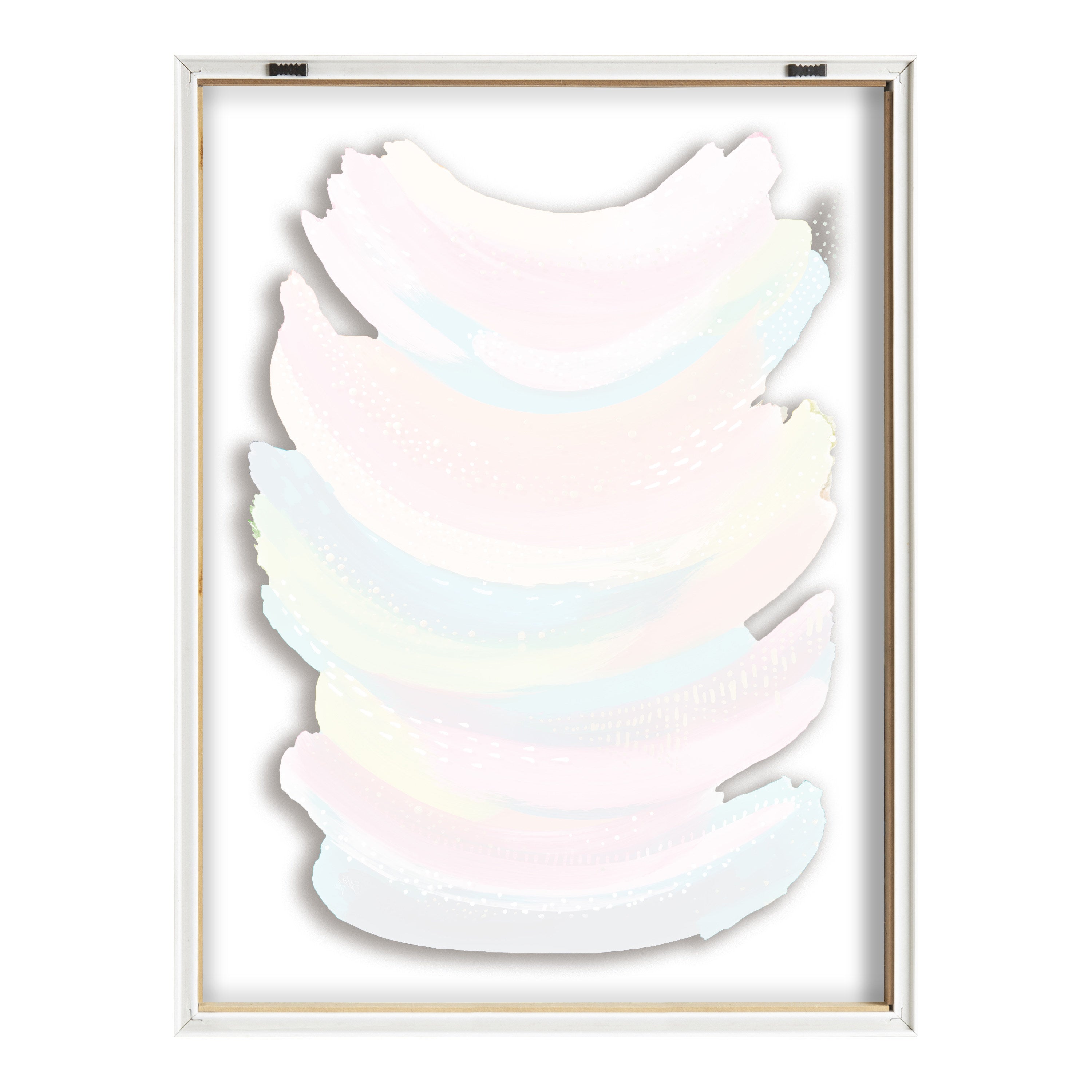 Blake Bright Abstract Framed Printed Art by Jessi Raulet of Ettavee