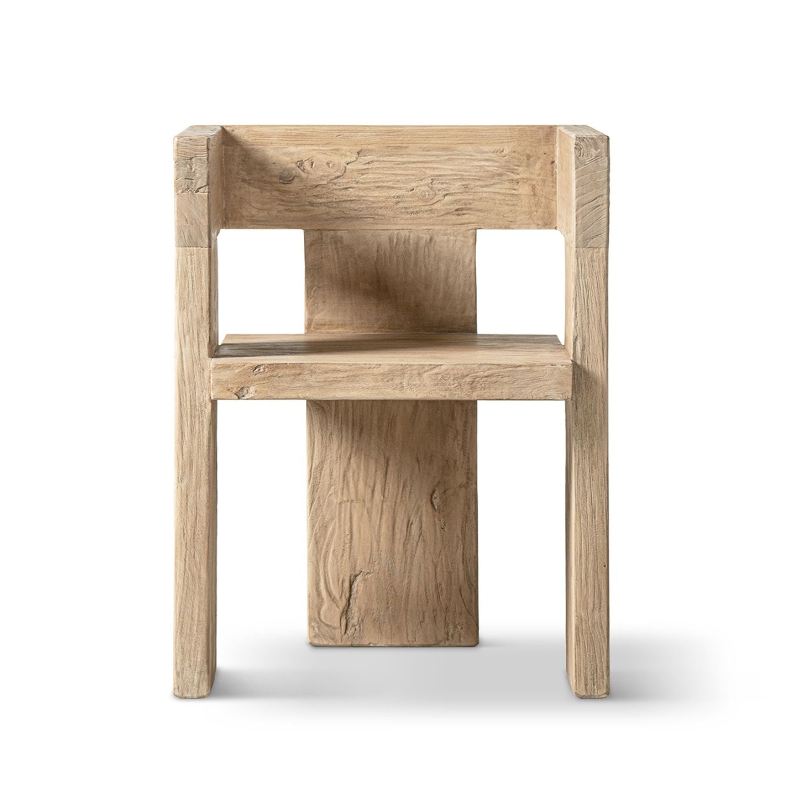 Avenel Sculptural Reclaimed Elm Accent Chair