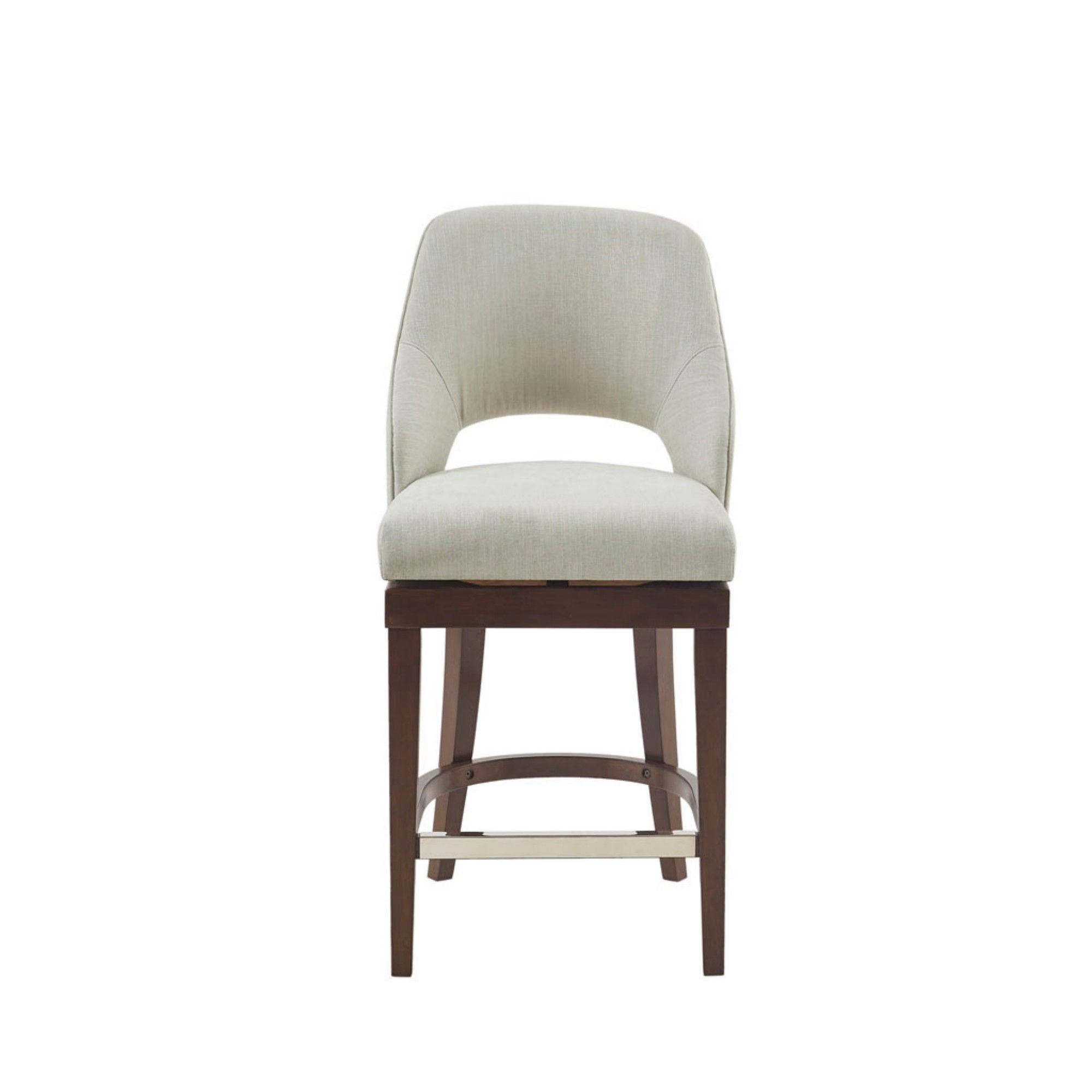 Cream Swivel Counter Stool