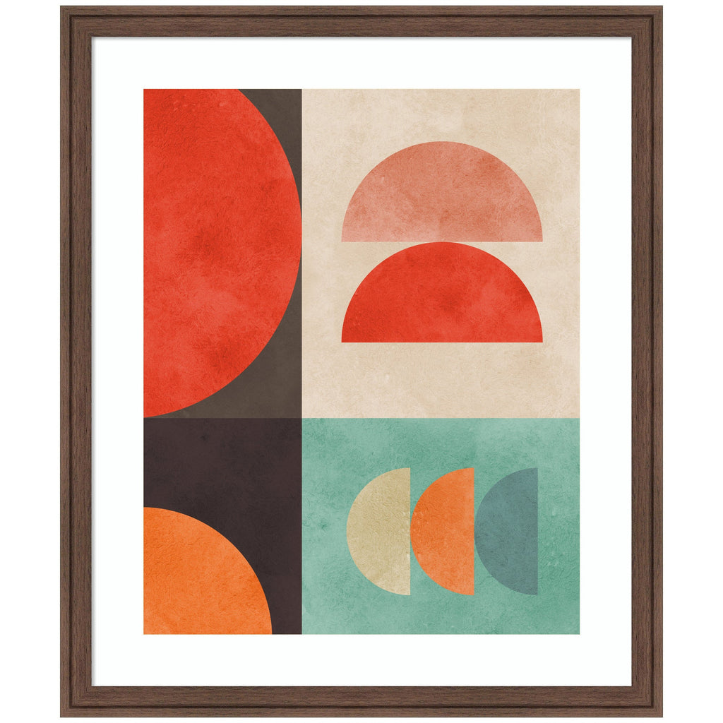 Circles in Harmony No. 11 by Vitor Costa Framed Wall Art Print