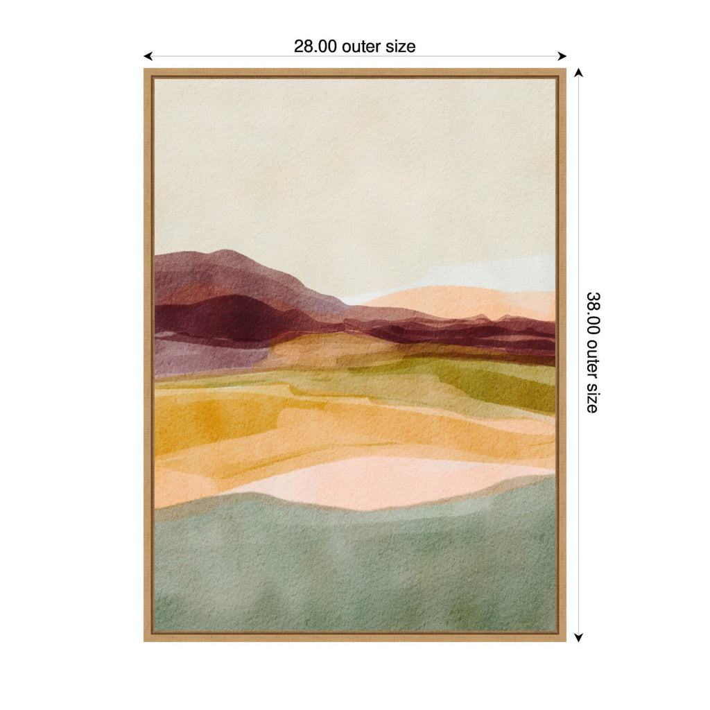 Sylvie Sunset Beauty Framed Canvas by Nikita Jariwala