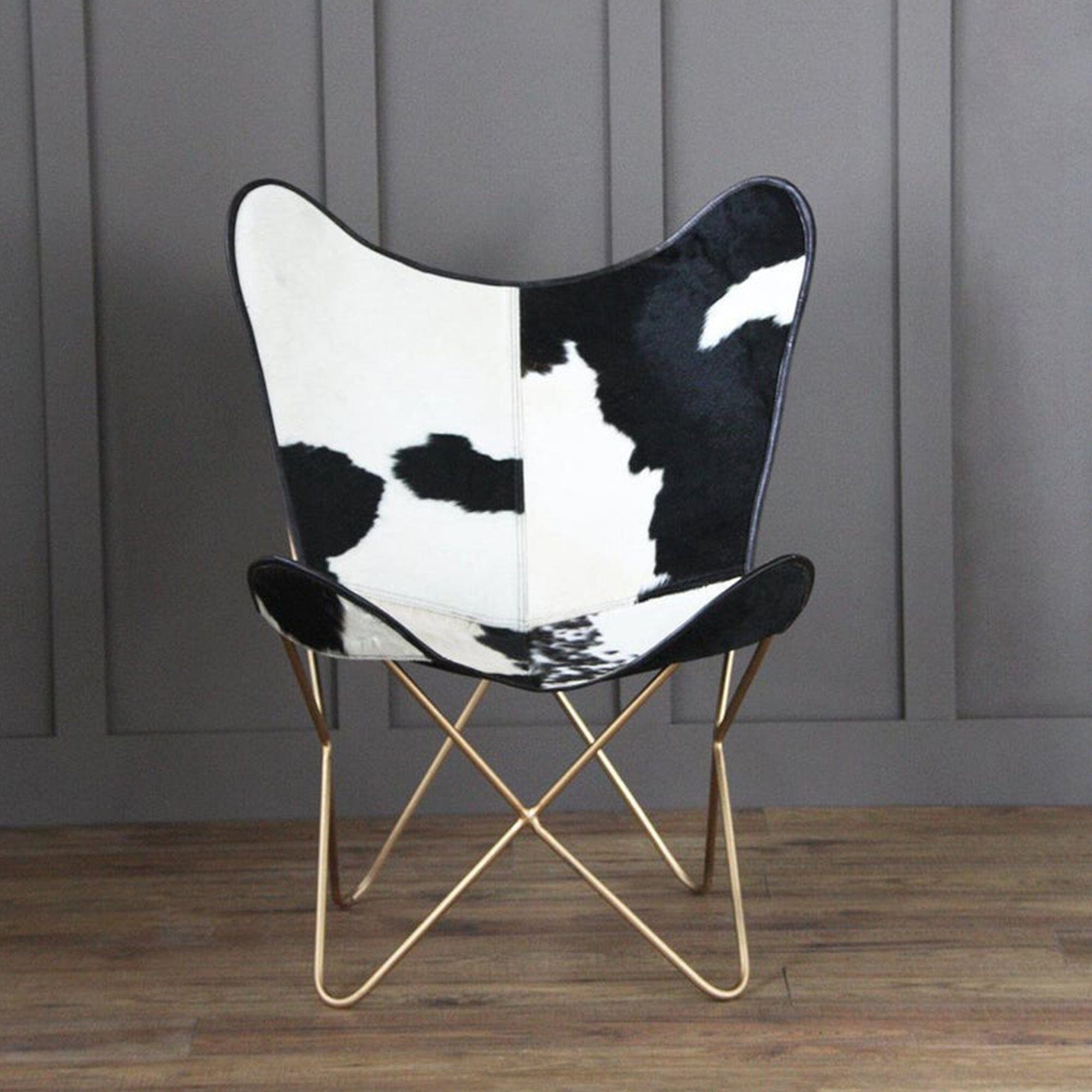 Holsteins Cowhide Butterfly Chair