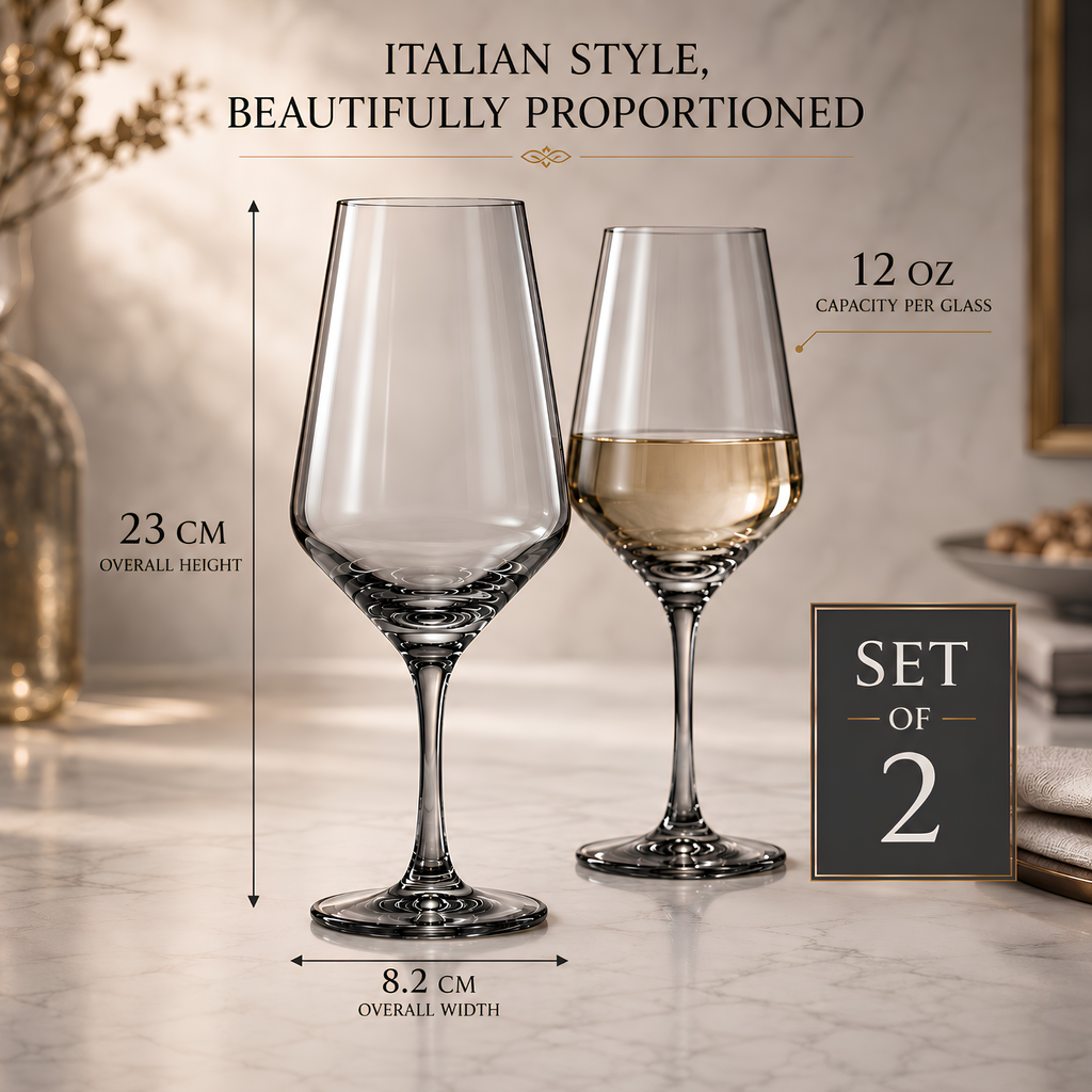 Tonal Stemmed Wine Glassware, Smoke Grey, Set of 2
