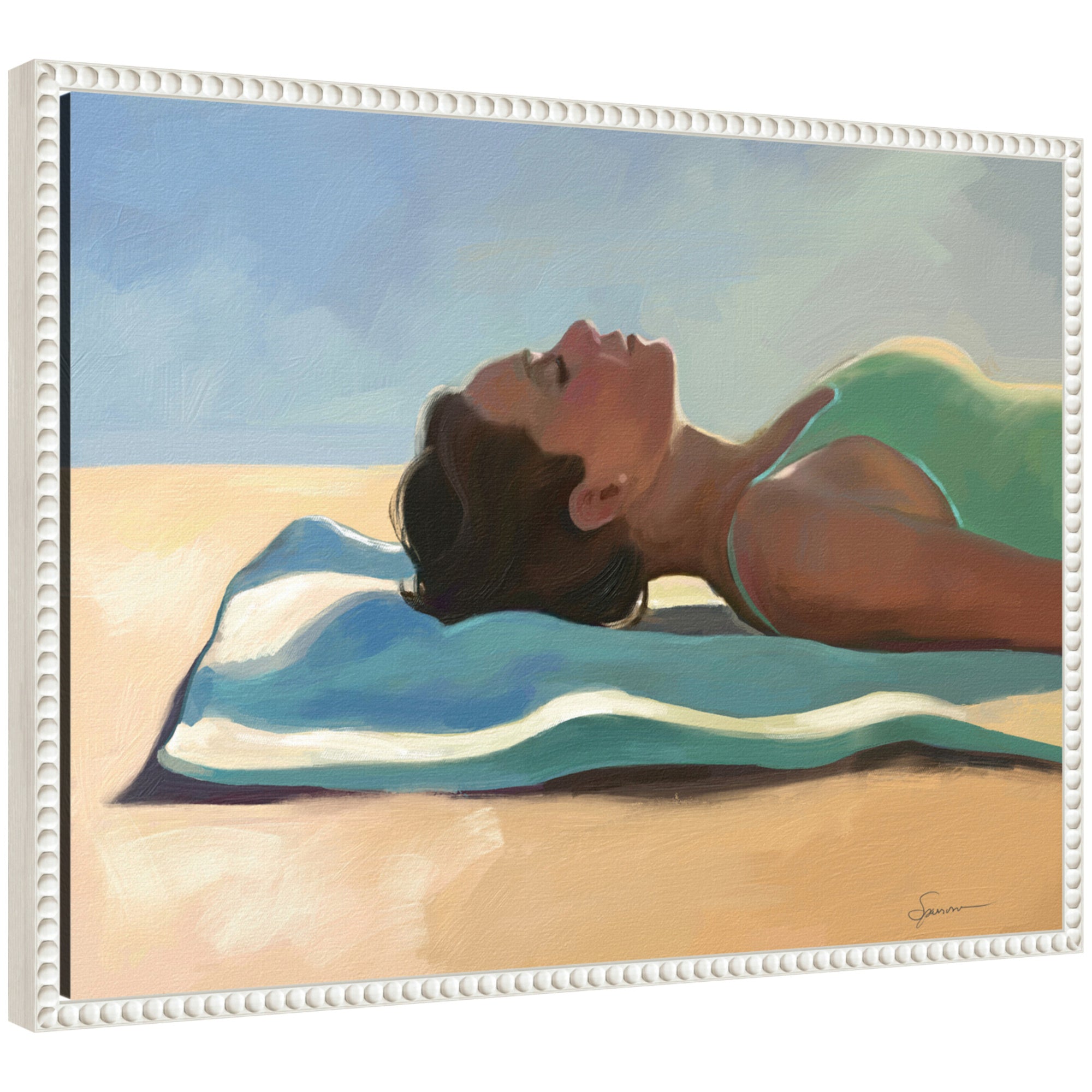 Vitamin D by Mary Sparrow Framed Canvas Wall Art Print