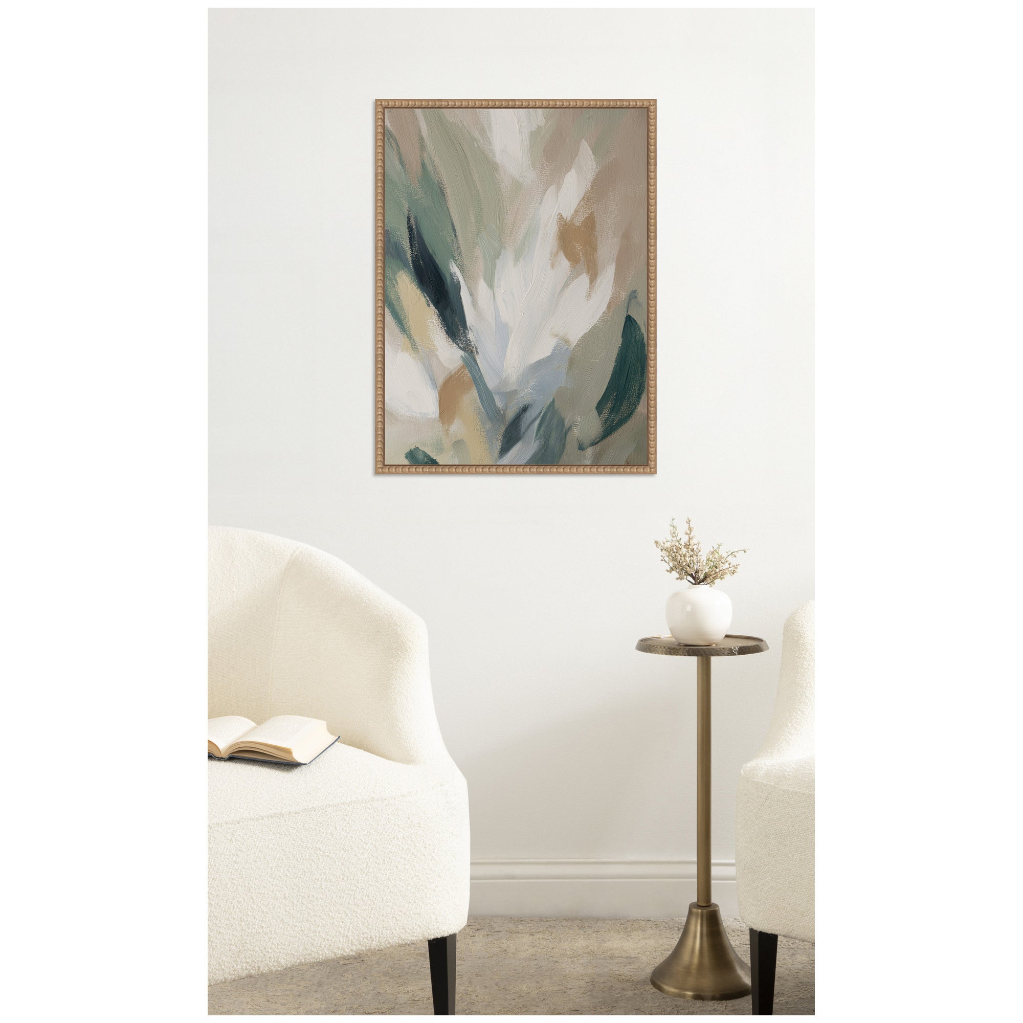 Plant Form No. 2 by Amy Lighthall Framed Canvas Wall Art Print