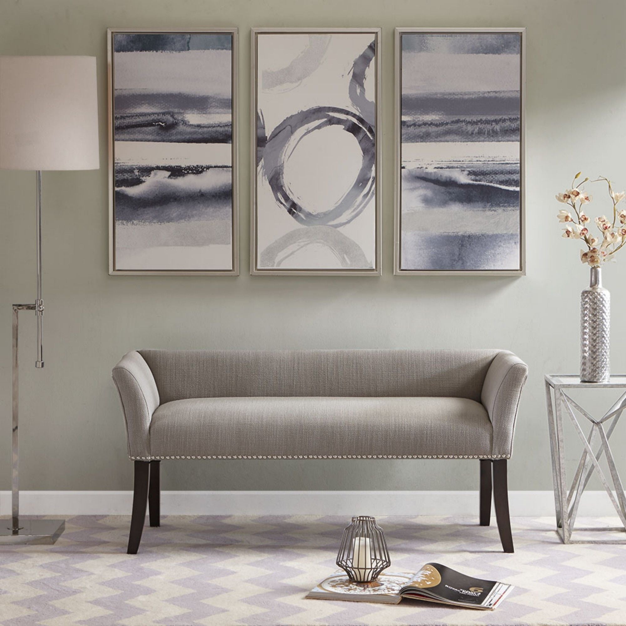Tailored Upholstered Accent Bench