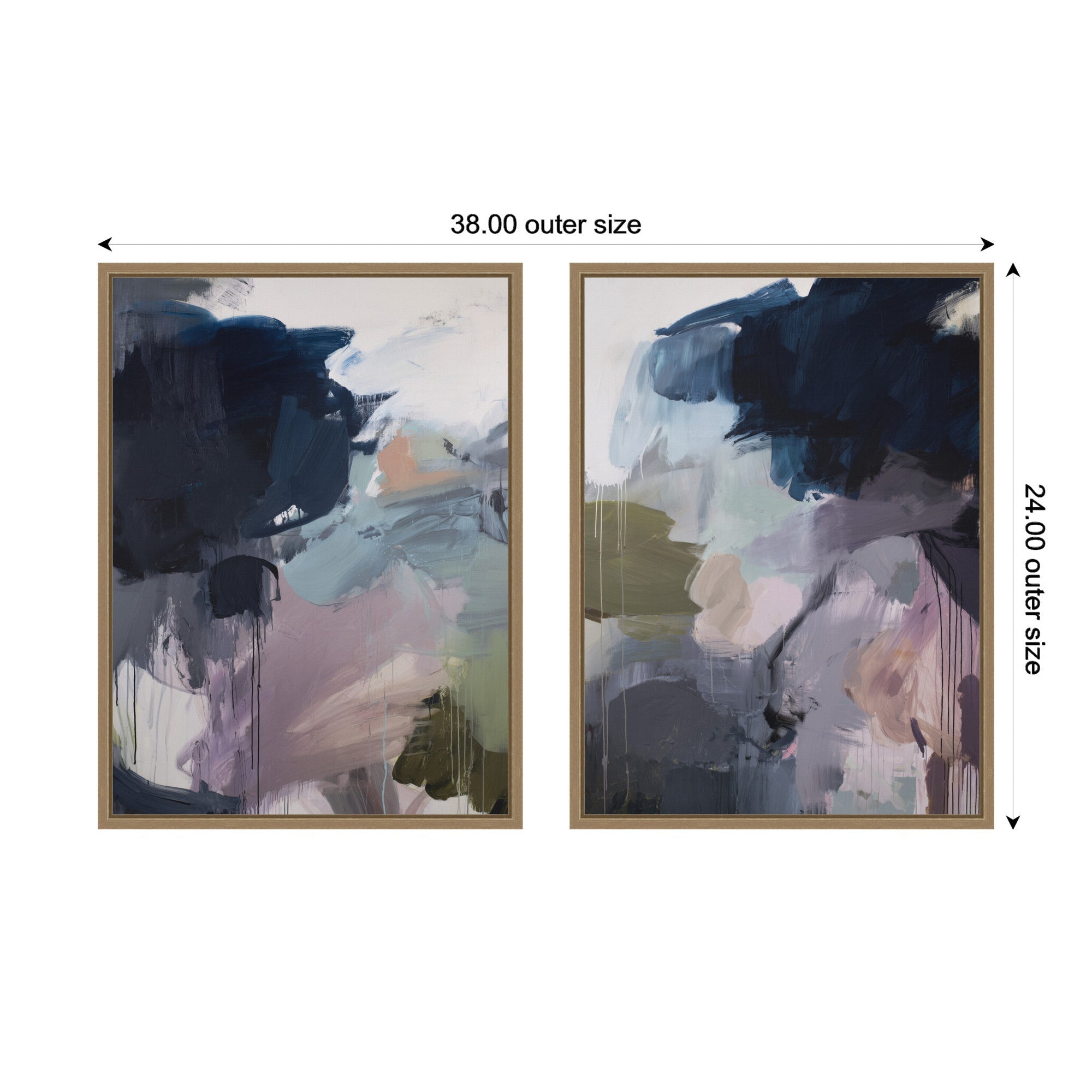 Under the Sky No. 1 & No. 2 2 Piece Framed Canvas Wall Art Set by Amy Lighthall