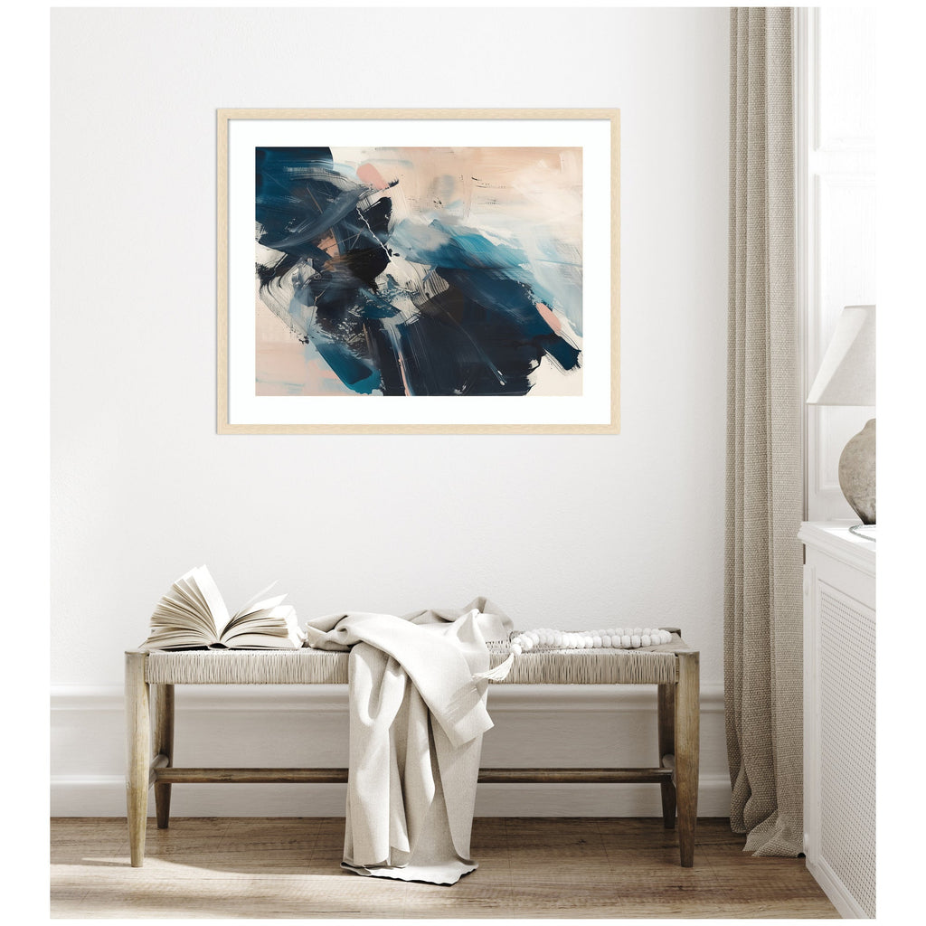 Framed Art Deep Blue Momentum II by Amy Lighthall