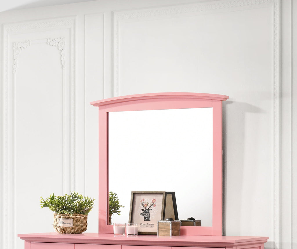Hammond Wood Veneer Wall Mirror