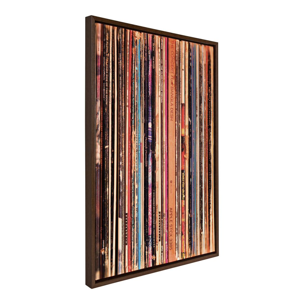 Sylvie Record Player Framed Canvas Set by Various Artists