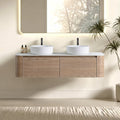 Erba 60-Inch Bathroom Vanity — Honey