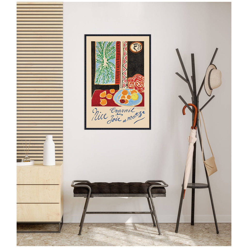 Nice Travail et Joie 1947 Henri Matisse by Nostalgia Prints Framed Canvas Wall Art Print