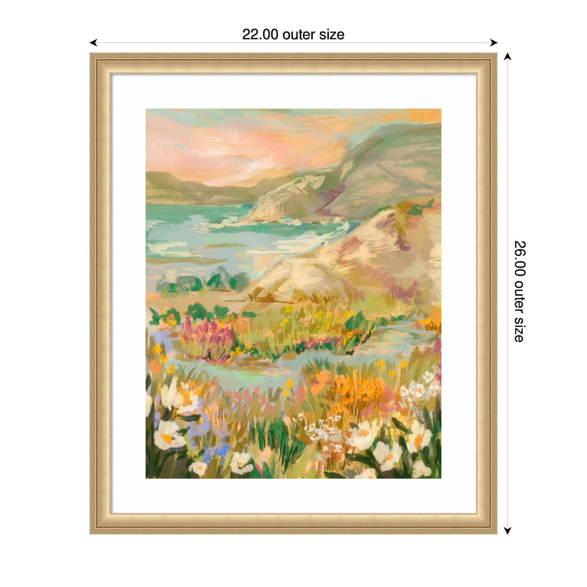 Framed Art Landscape 4 by Annie Quigley