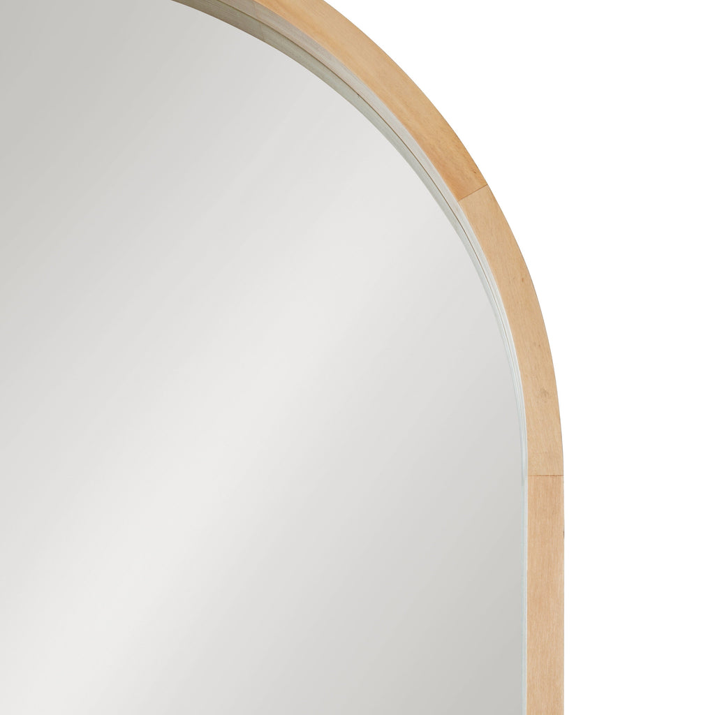 Hutton Wood Framed Capsule Mirror
