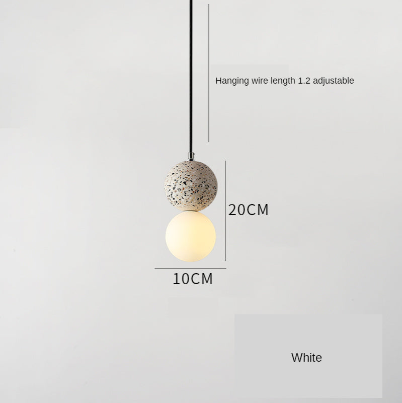 Terrazzo & Glass Pendant Light