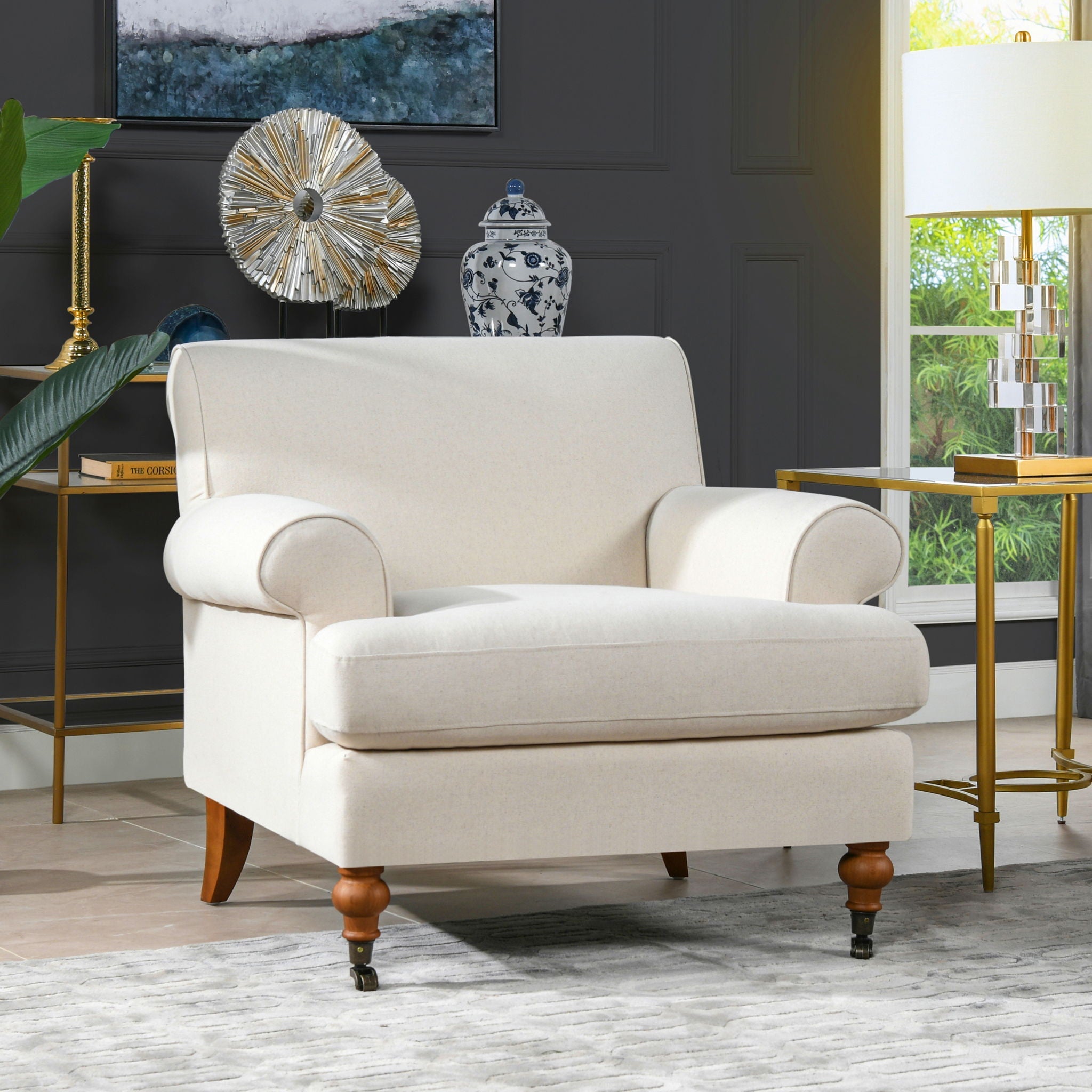 Alana Lawson Accent Chair with Casters