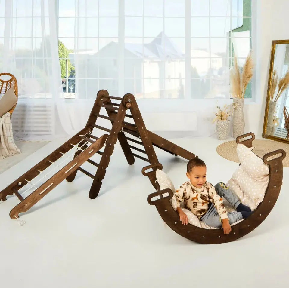 Kids 5-in-1 Montessori Climbing Set — Cushion Options