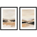 Peaceful Landscape No. 1 & No. 2 2 Piece Framed Wall Art Print Set by Amy Lighthall