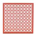 Breeze Block Metal Wall Tile: 15.5" x 15.5" Orange