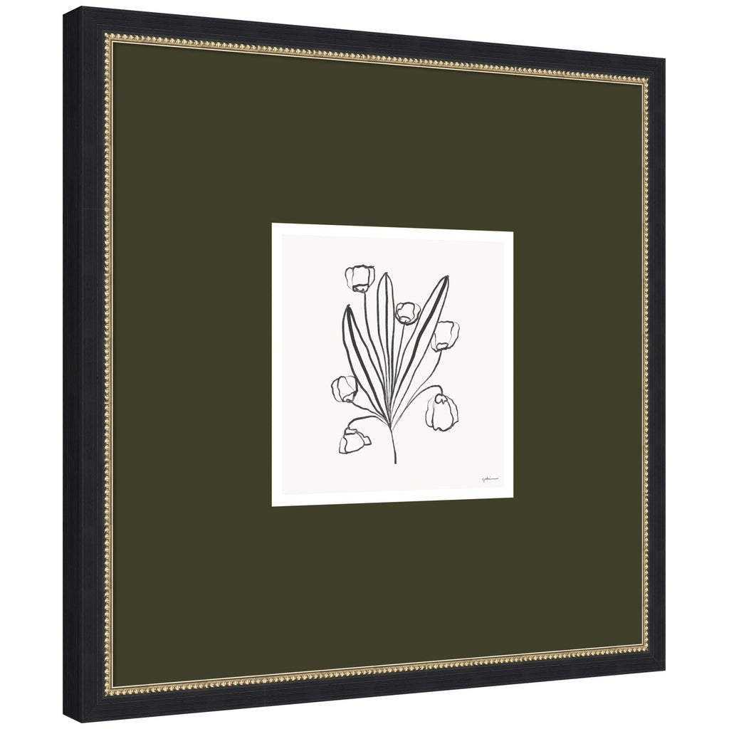 Floral Bouquet by Gabrielly Guedes Framed Wall Art Print