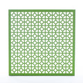 Breeze Block Metal Wall Tile: 15.5" x 15.5" Greenery