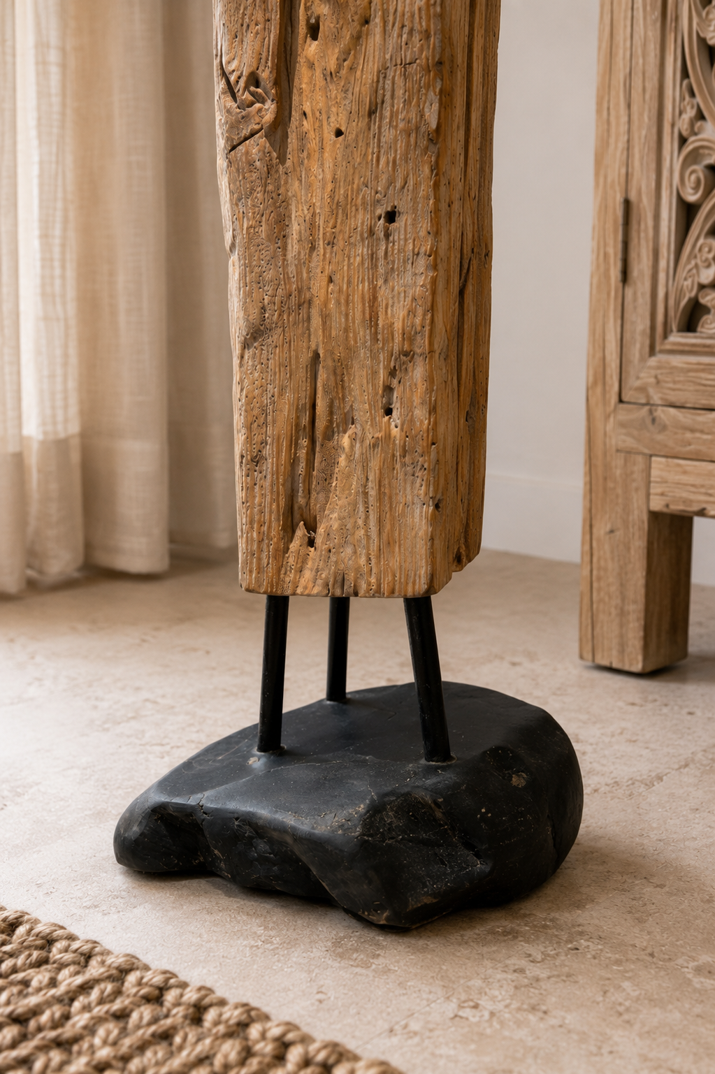 Hand-Carved Wood Sculpture – Bali, Indonesia
