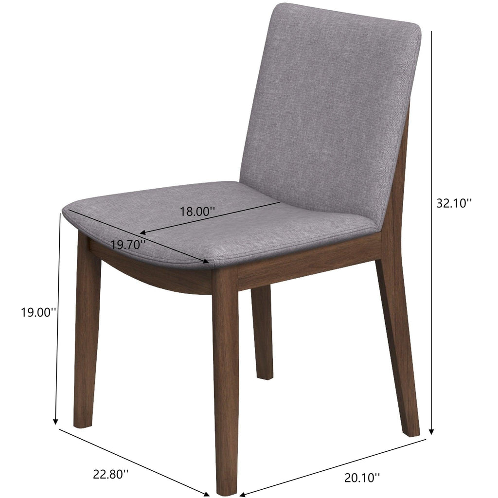 Laura Curved-Back Dining Chairs - Set of 2