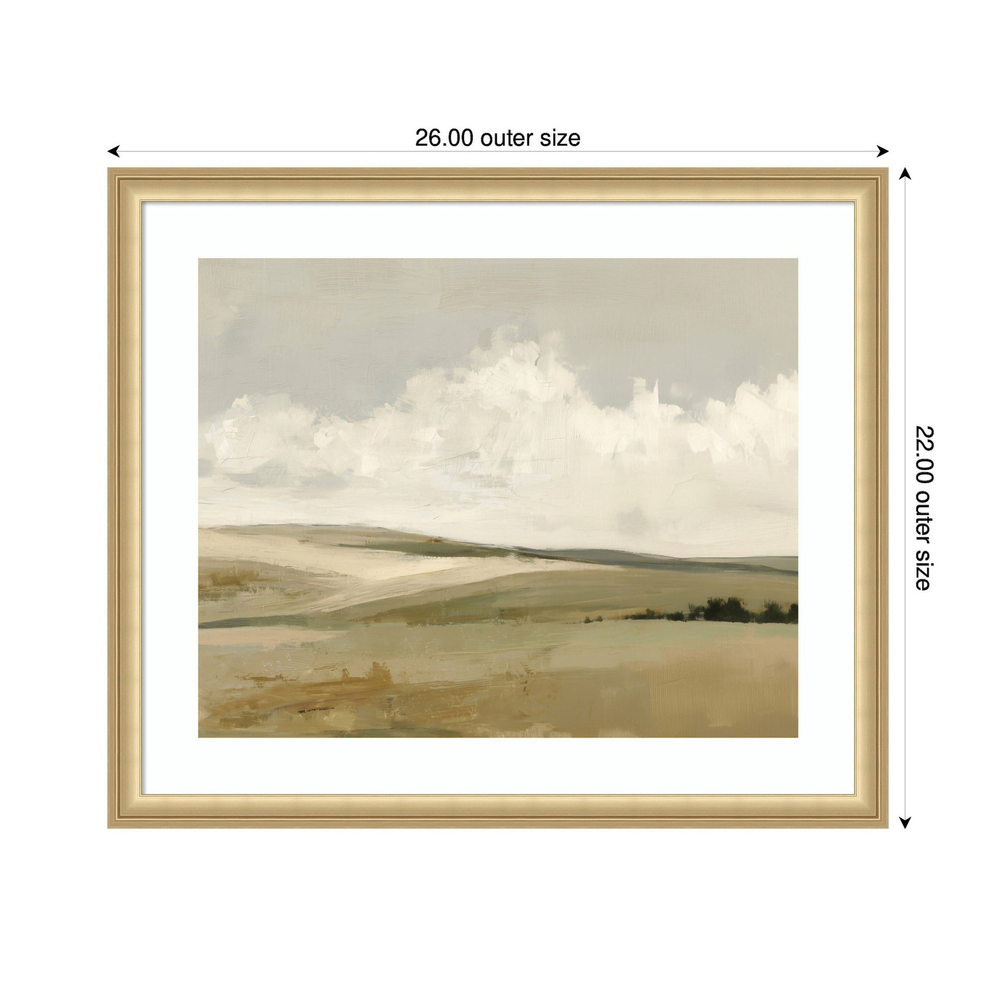 Whispering Meadows I by Amy Lighthall Framed Wall Art Print