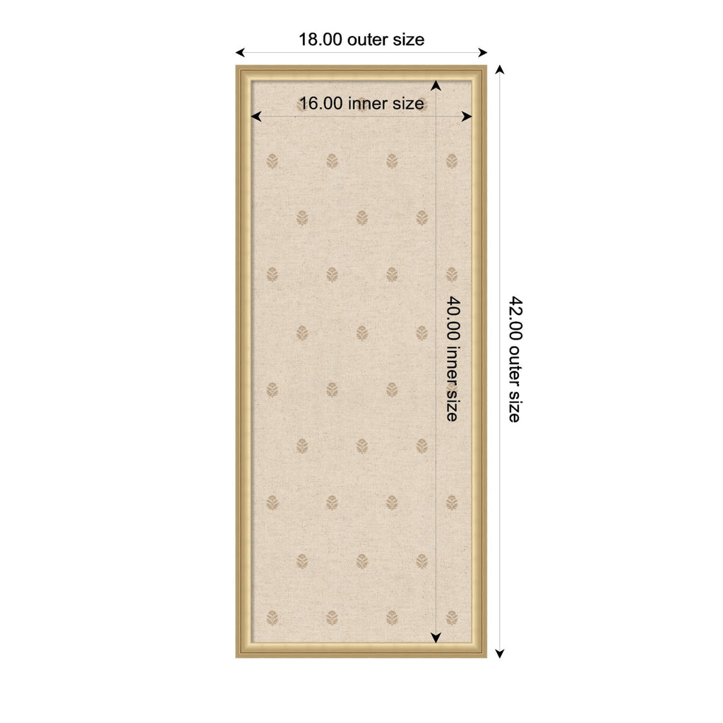 Pinboard Beige Botanical Block Print