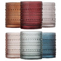 Beaded Hobnail Tumbler Drinking Glasses Set | Set of 6