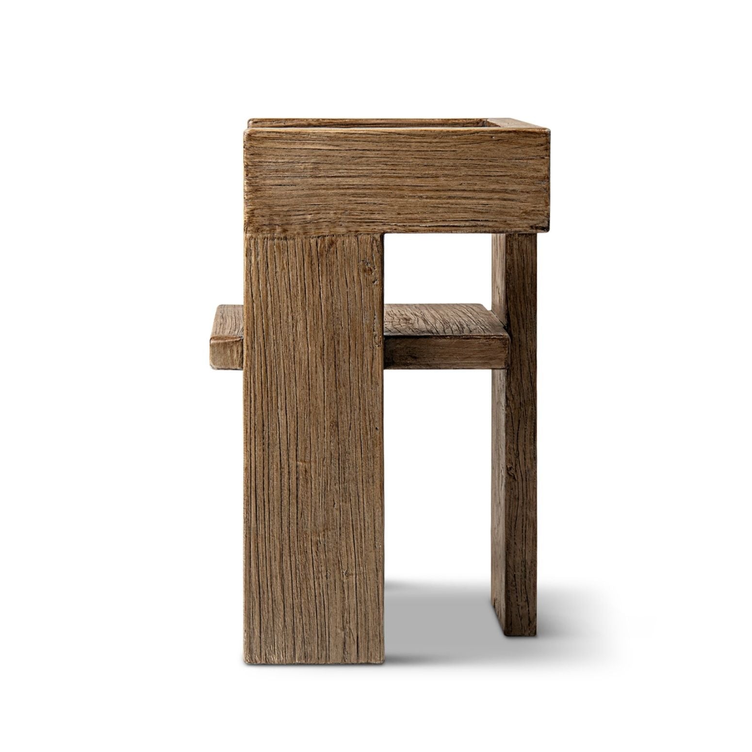 Avenel Sculptural Reclaimed Elm Accent Chair
