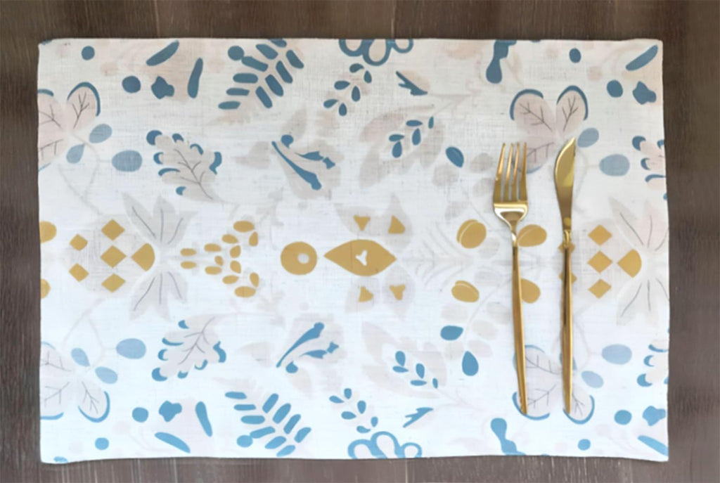 Fennco Styles Floral Print Design Everyday Table Runner 13" W x 71" L - Summer Flower Table Cover for Home Décor, Dining Table, Banquet, Holiday and Family Gatherings