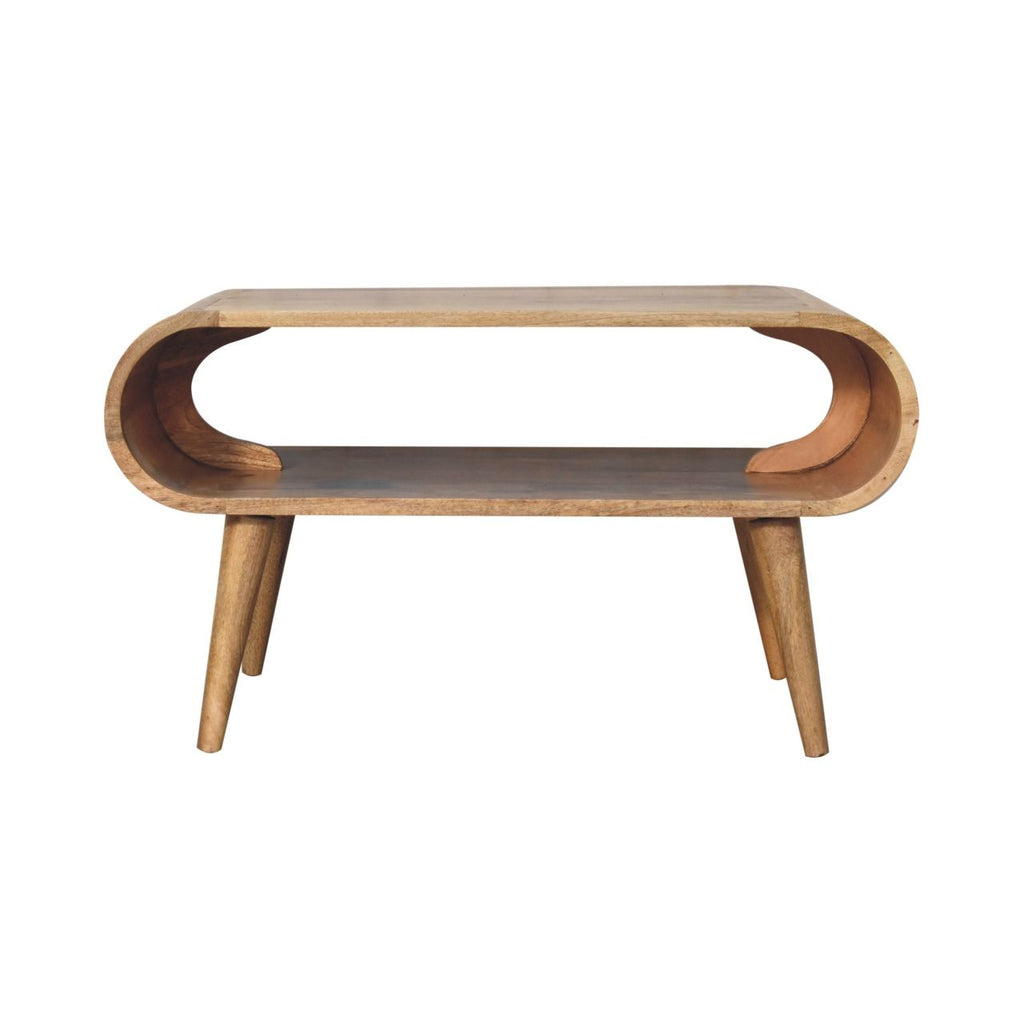 Open Mango Wood Coffee Table