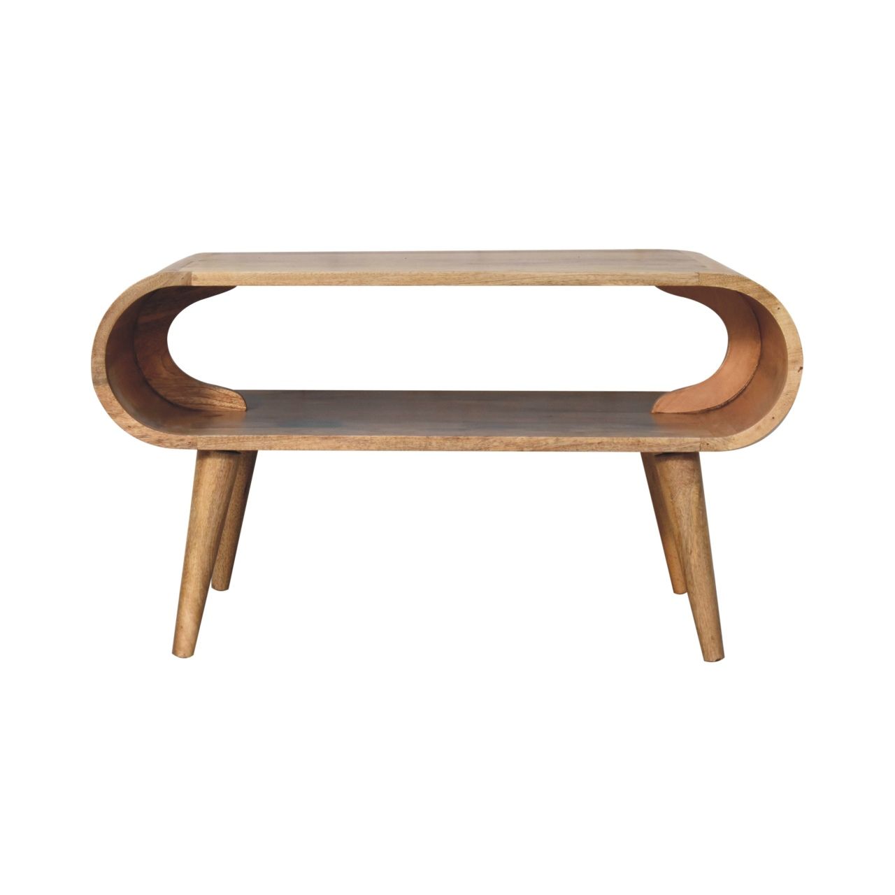 Open Mango Wood Coffee Table