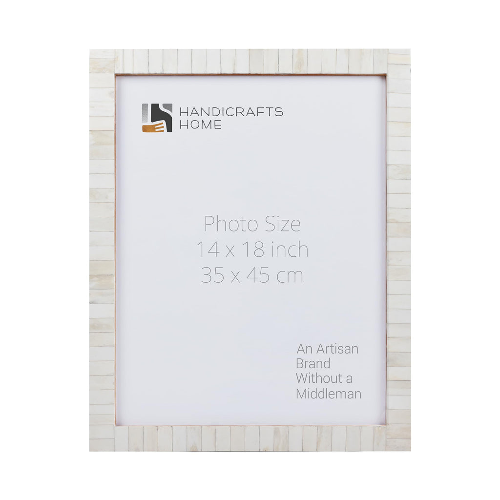 Poster Frames Classic Collection Bone Inlay, White ,2 Sizes