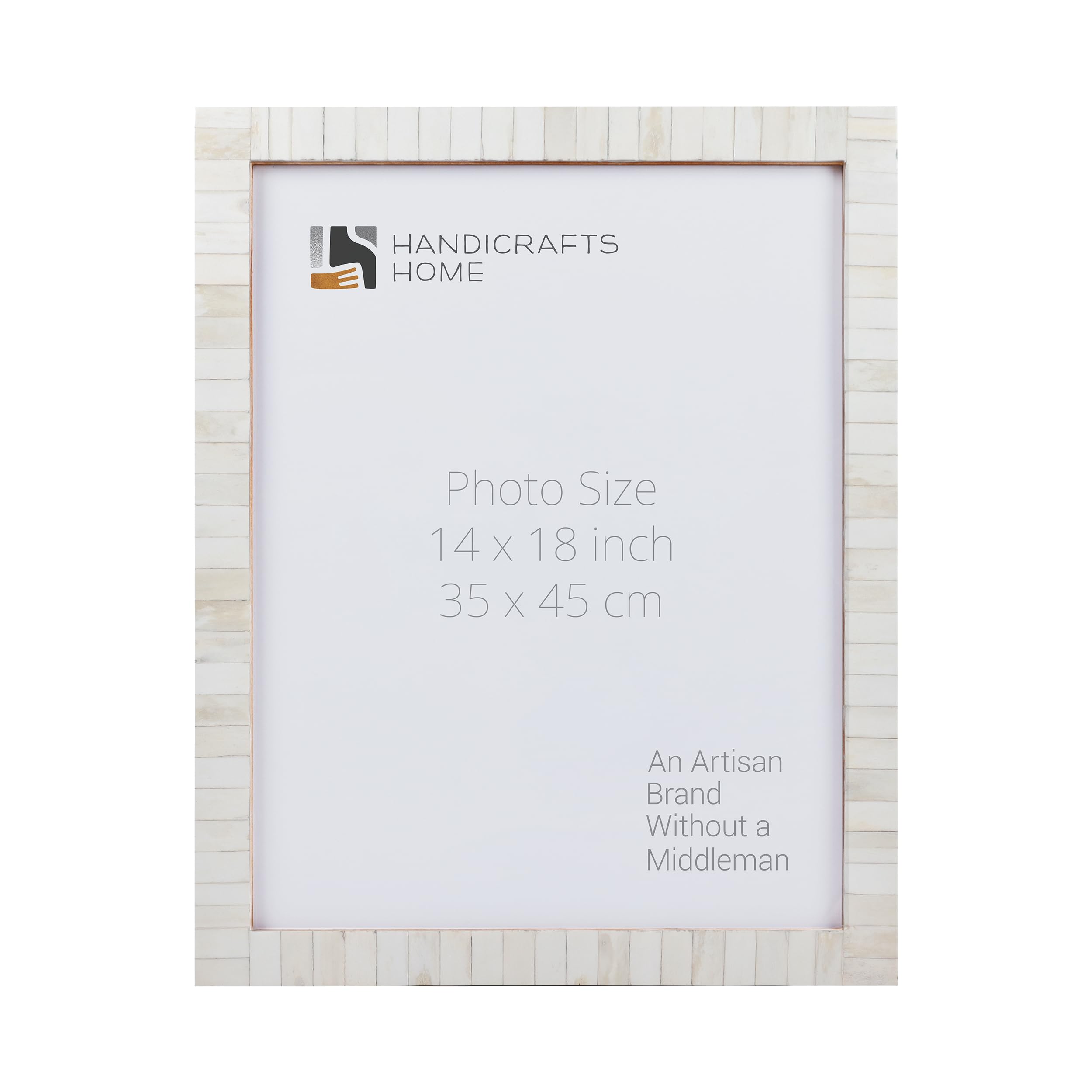 Poster Frames Classic Collection Bone Inlay, White ,2 Sizes