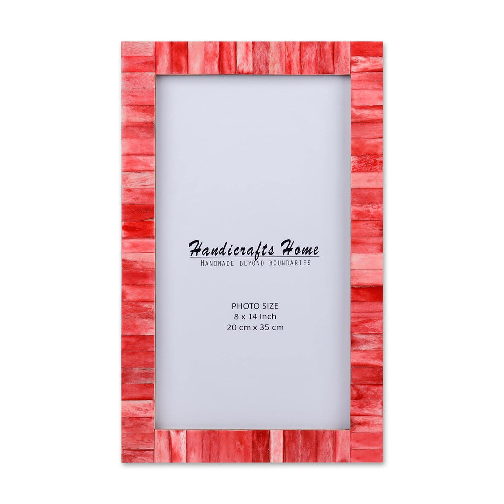 Poster Frames Classic Collection Bone Inlay, Red, 6 Sizes