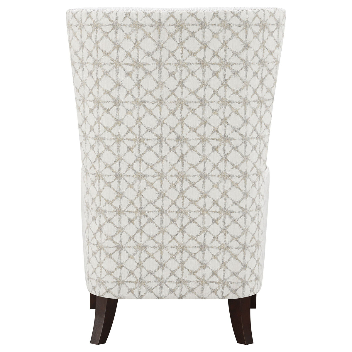 Pippin High-Wingback Accent Chair — Latte