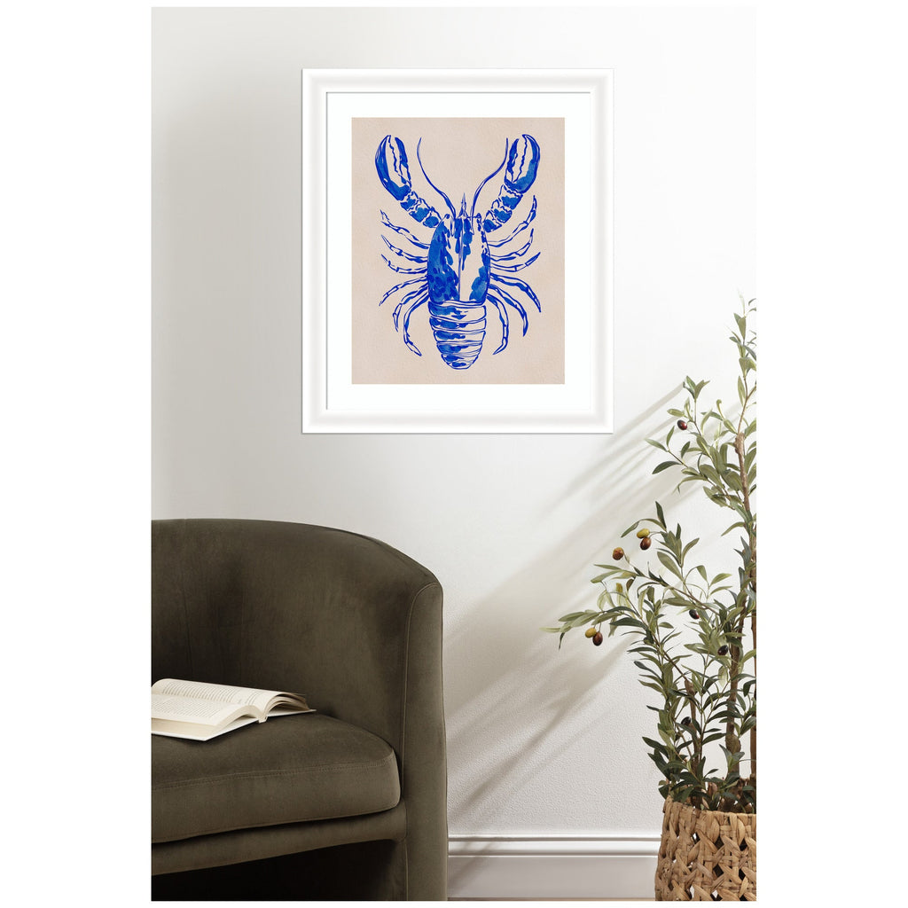 Framed Art Lobster by Nikita Jariwala