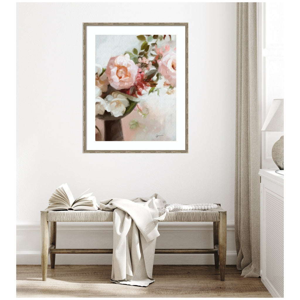 Everythings Peachy by Mary Sparrow Framed Wall Art Print