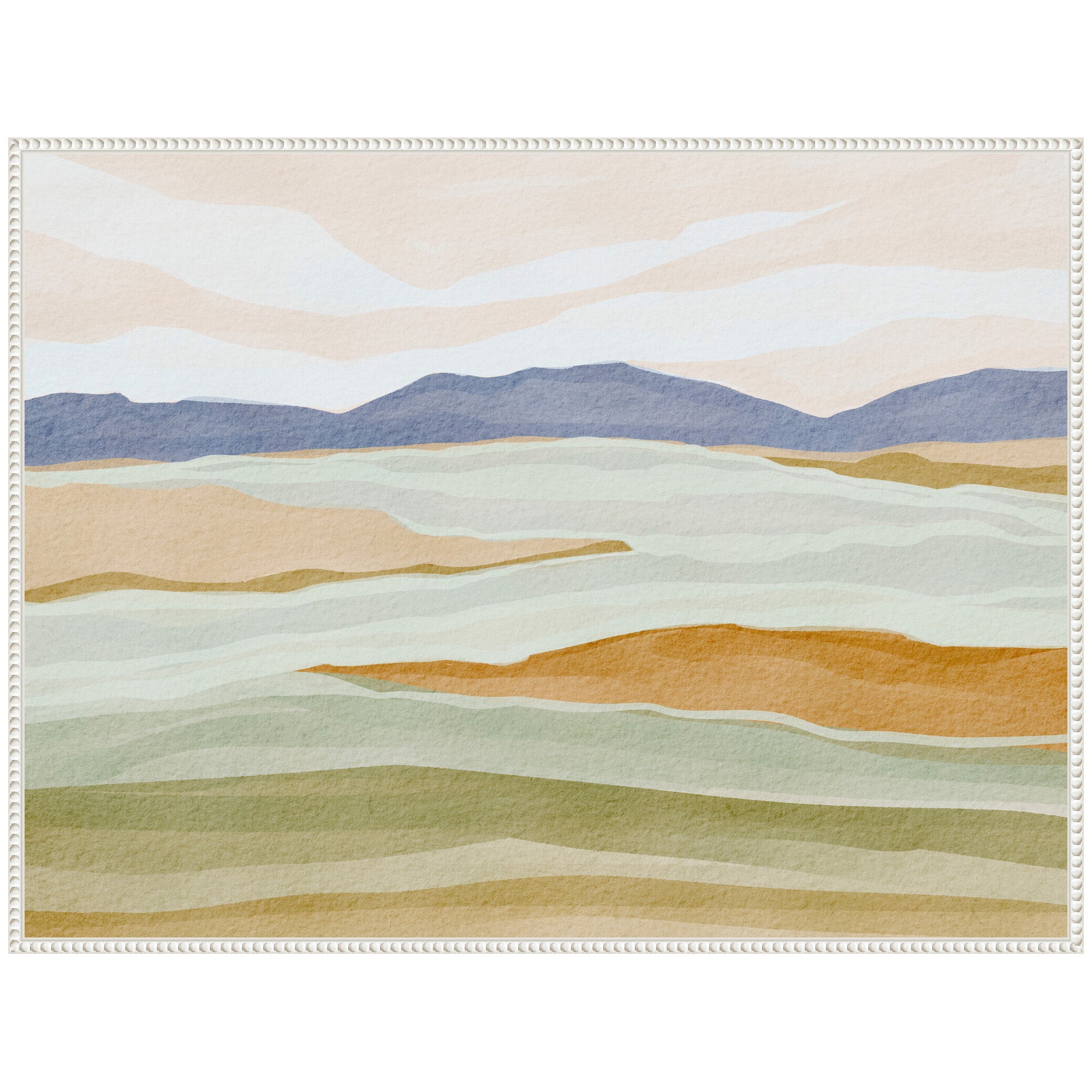 Sylvie Dreamy Hillscape Framed Canvas by Nikita Jariwala