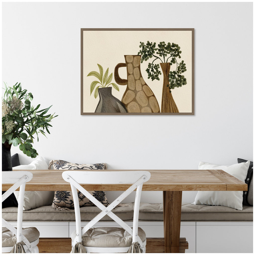 Rustic Stilllife 02 by Nikita Jariwala Framed Canvas Wall Art Print