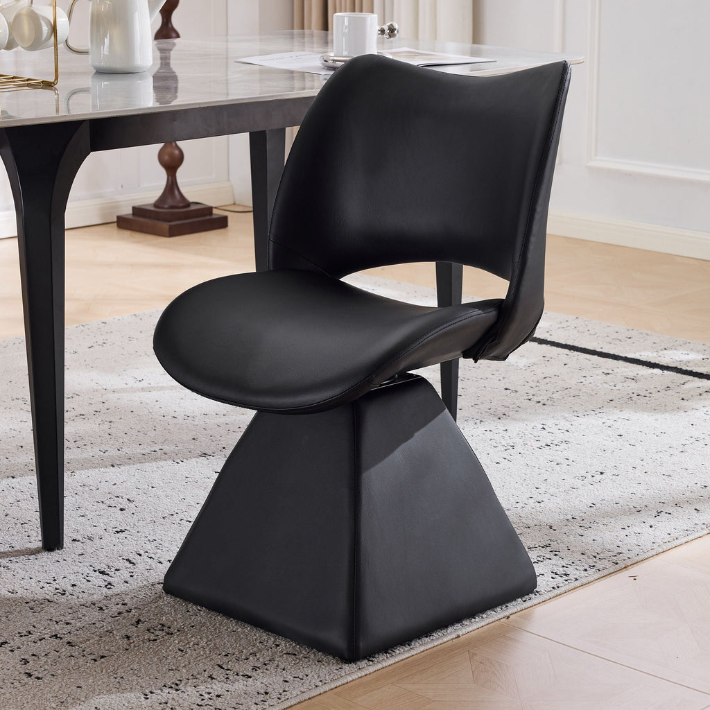 High-Back Swivel Dining Chair
