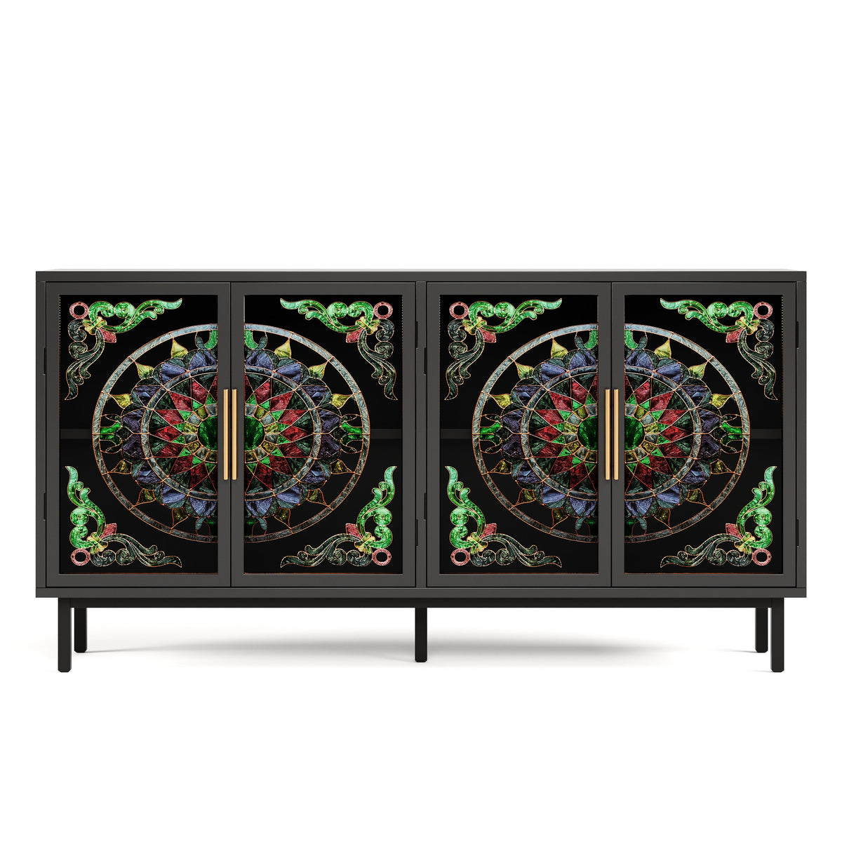 Decorative Cabinet with 4 Doors