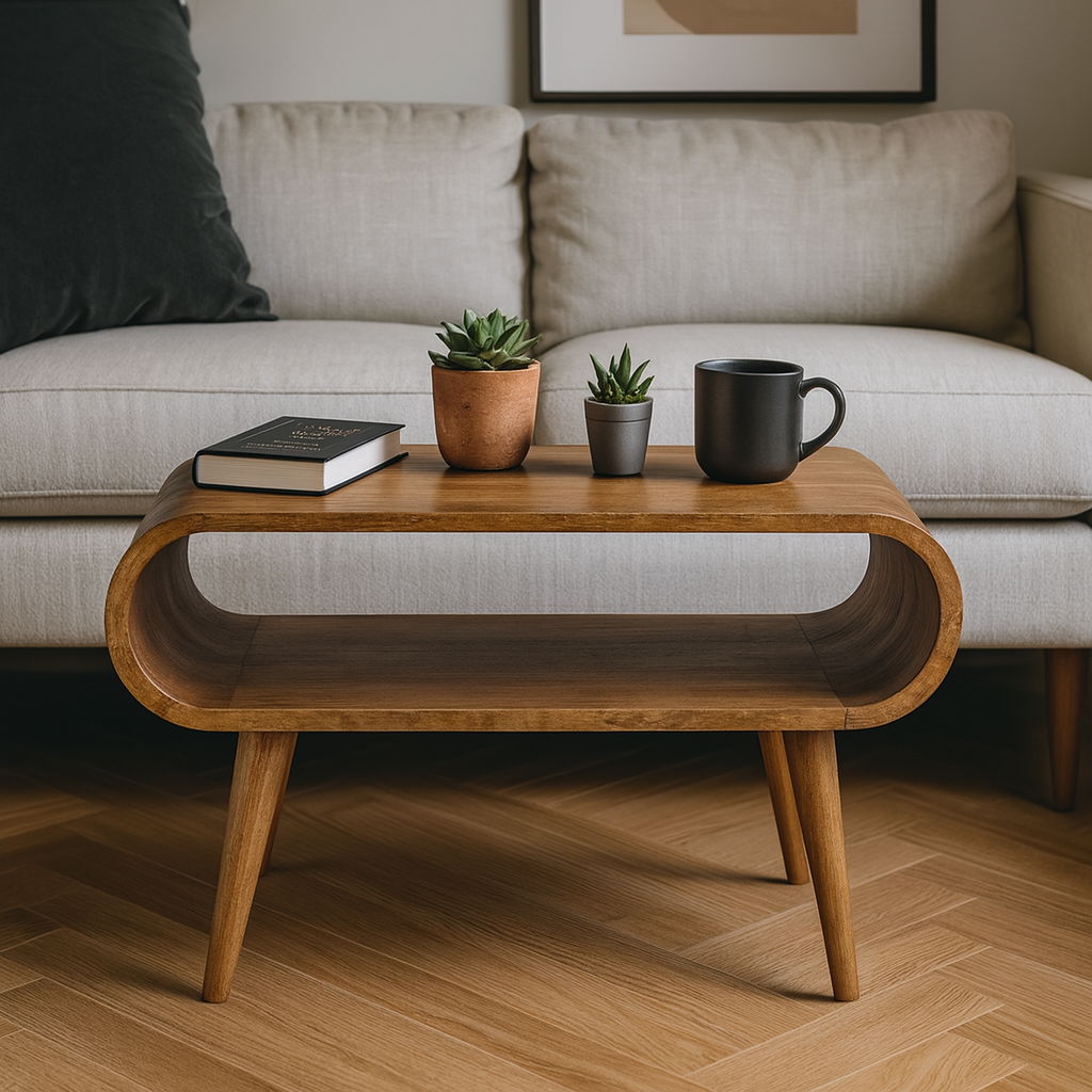 Open Mango Wood Coffee Table