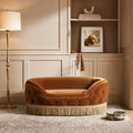 Monroe 33" Dog Sofa Bed - Medium in Burnt