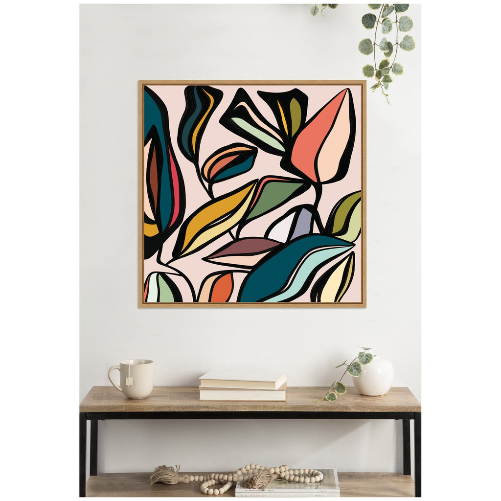 Fanciful Ficus Framed Canvas Wall Art